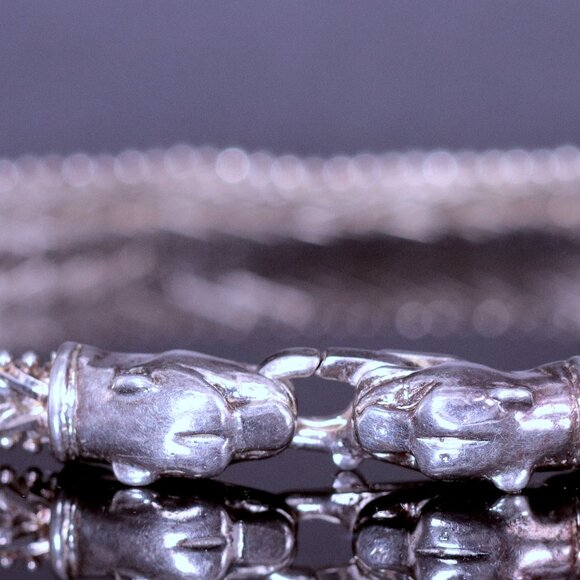 Milor 925 Sterling Silver Jaguar bracelet - Picture 1 of 3